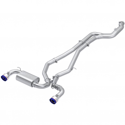 MBRP 3" Cat-Back Exhaust System (T304, Dual Rear Burnt End Tips), '20-'24 GR Supra