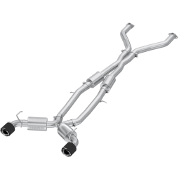 MBRP Armor Pro T304 Stainless Steel 3" Cat-Back Dual Rear Exit w/ 5" OD CF Tip, '23-'24 Nissan Z