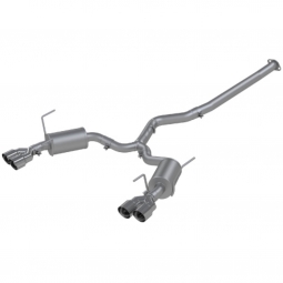 MBRP 3" Cat-Back Exhaust System (Street, 304 Stainless), '15-'21 WRX & STi