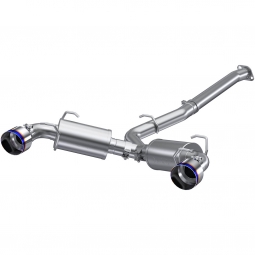 MBRP 3" Cat-Back Exhaust System (Street, 304SS w/ Dual Burnt SS Tips), '13-'24 BRZ/FR-S/86
