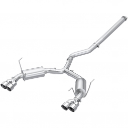 MBRP 3" Cat-Back Exhaust System (Street, 304SS w/ Quad SS Tips), '22-'24 WRX