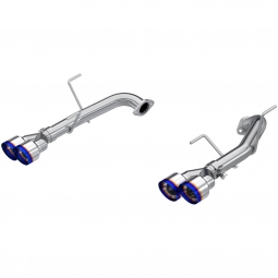 MBRP 2.5" Axle-Back Exhaust System (Race, 304SS w/ Quad Burnt SS Tips), '22-'24 WRX