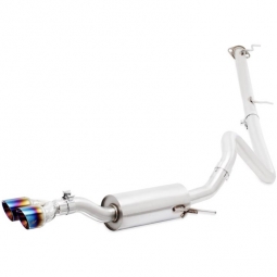 Mishimoto Cat-Back Exhaust System (Burnt Tip, Non-Resonated), '14-'19 Fiesta ST