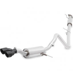 Mishimoto Cat-Back Exhaust System (Black, Resonated), '14-'19 Fiesta ST