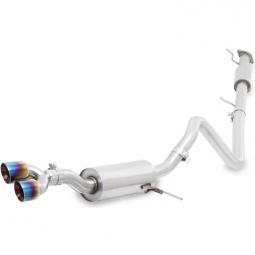 Mishimoto Cat-Back Exhaust System (Burnt Tip, Resonated), '14-'19 Fiesta ST