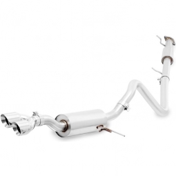 Mishimoto Cat-Back Exhaust System (Polished, Resonated), '14-'19 Fiesta ST