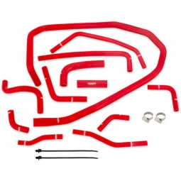Mishimoto Silicone Ancillary Hose Kit (Red), 2015-2021 WRX