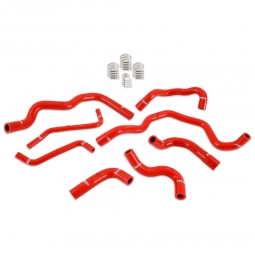 Mishimoto Silicone Ancillary Coolant Hose Kit (Red), '23-'24 Nissan Z