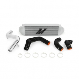 Mishimoto Silver Intercooler w/ Polished Pipes, 2013-2018 Focus ST