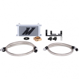 Mishimoto Oil Cooler Kit w/ Thermostat (Silver), 2016-2020 MX-5 Miata