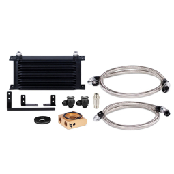 Mishimoto Thermostatic Oil Cooler Kit (Black), 2016-2023 MX-5 Miata