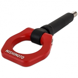 Mishimoto Front Racing Tow Hook (Red), 2002-2007 WRX & STi