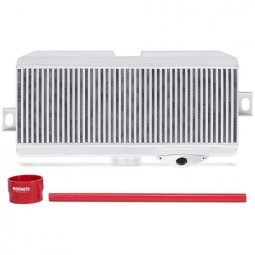 Mishimoto Top Mount Intercooler (Silver Core w/ Red Hoses), '08-'21 STi