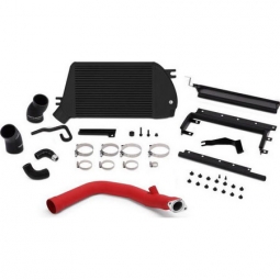 Mishimoto Top Mount Intercooler (Black Core w/ Red Charge Pipe), '15-'21 WRX