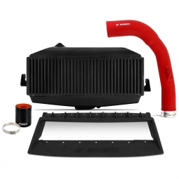 Mishimoto Top Mount Intercooler (Black Core w/ Red Pipes), '22-'24 WRX