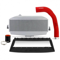 Mishimoto Top Mount Intercooler (Silver Core w/ Red Pipes), '22-'24 WRX