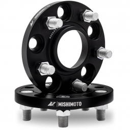 Mishimoto Wheel Spacers (15mm, 5x114.3, Black), '05-'21 STi & '15-'21 WRX