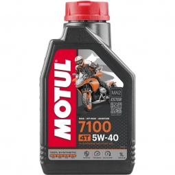 Motul 7100 Full Synthetic 4T Motorcycle Engine Oil (5W40, 1 Liter)