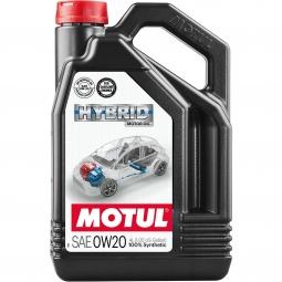 Motul HYBRID Full Synthetic Engine Oil (0W20, 4 Liters)