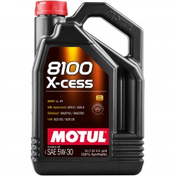Motul 8100 X-CESS Synthetic Engine Oil (5W30, 5 Liters)