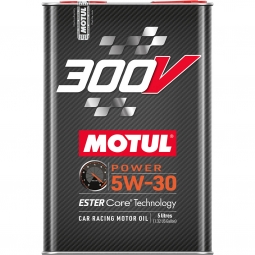 Motul 300V Power Racing Engine Oil (5W30, 5 Liters)