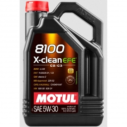 Motul 8100 X-Clean EFE Full Synthetic Engine Oil (5W30, 5 Liters)