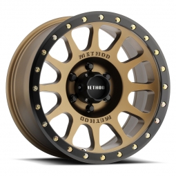 Method MR305 NV Wheel (17x8.5", 0mm, 6x135, Each) Method Bronze w/ Black Lip