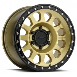 Method MR315 Wheel (17x8.5", 0mm, 6x135, Each) Gold w/ Black Lip