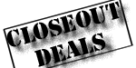 Closeout Deals