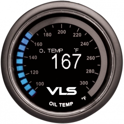 Revel VLS Oil Temperature Gauge (52mm, 100-300 F)