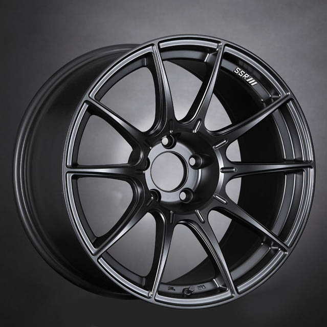 SSR GTX01 Wheel (17x9, 38mm, 5x100, Each) Flat Black