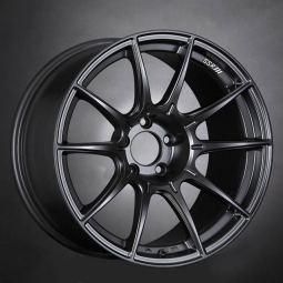 SSR GTX01 Wheel (17x9", 38mm, 5x100, Each) Flat Black