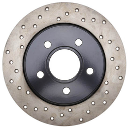 StopTech Rear Brake Rotors (Cross-Drilled, Pair), 2013-2014 Focus ST