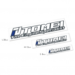 Tomei Engine Specialist Decal Sticker (12", White)