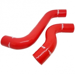 Torque Solution Silicone Radiator Hose Kit (Red), '15-'21 WRX & '14-'18 Forester XT