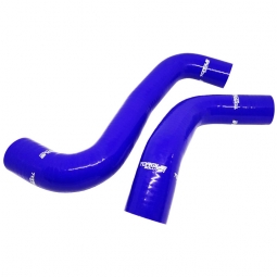 Torque Solution Silicone Radiator Hose Kit (Blue), '08-'14 WRX & '08-'21 STi