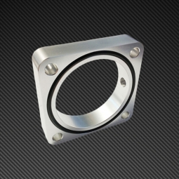 Torque Solution Throttle Body Spacer (Silver), 2013-2020 BRZ/FR-S/86
