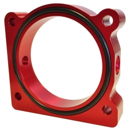 Torque Solution Throttle Body Spacer (Red), F-150 3.5L EcoBoost