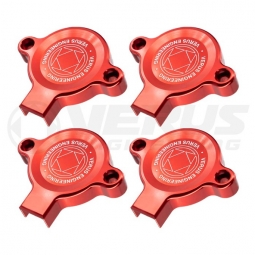 Verus Cam Sensor Cover Kit, Set/4 (Anodized Red), '13-'20 BRZ/FR-S/86