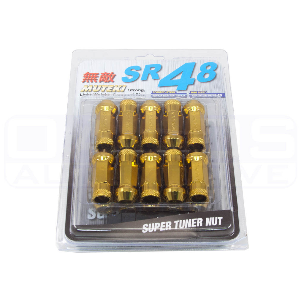 Muteki SR48 Open End Lugs (12x1.25mm, Set/20)
