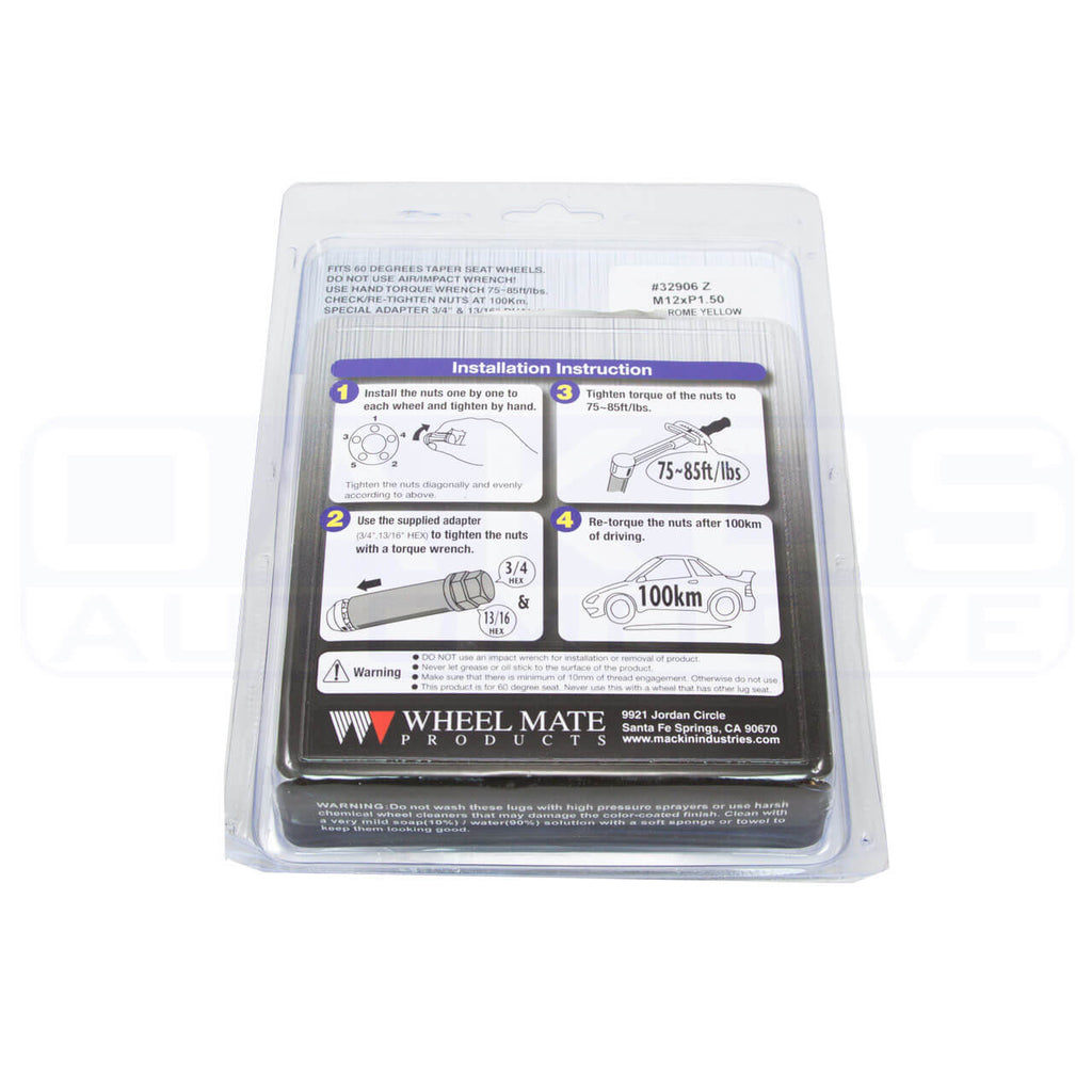 Muteki SR48 Open End Lugs (12x1.25mm, Set/20)