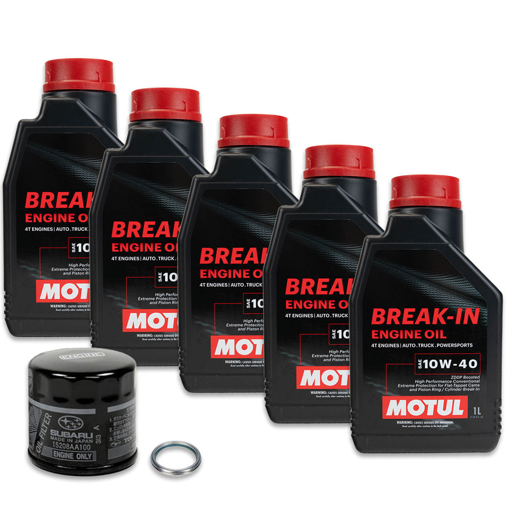 OAKOS Break-In Oil Change Package, 2002-2014 WRX & 2004-2021 STi