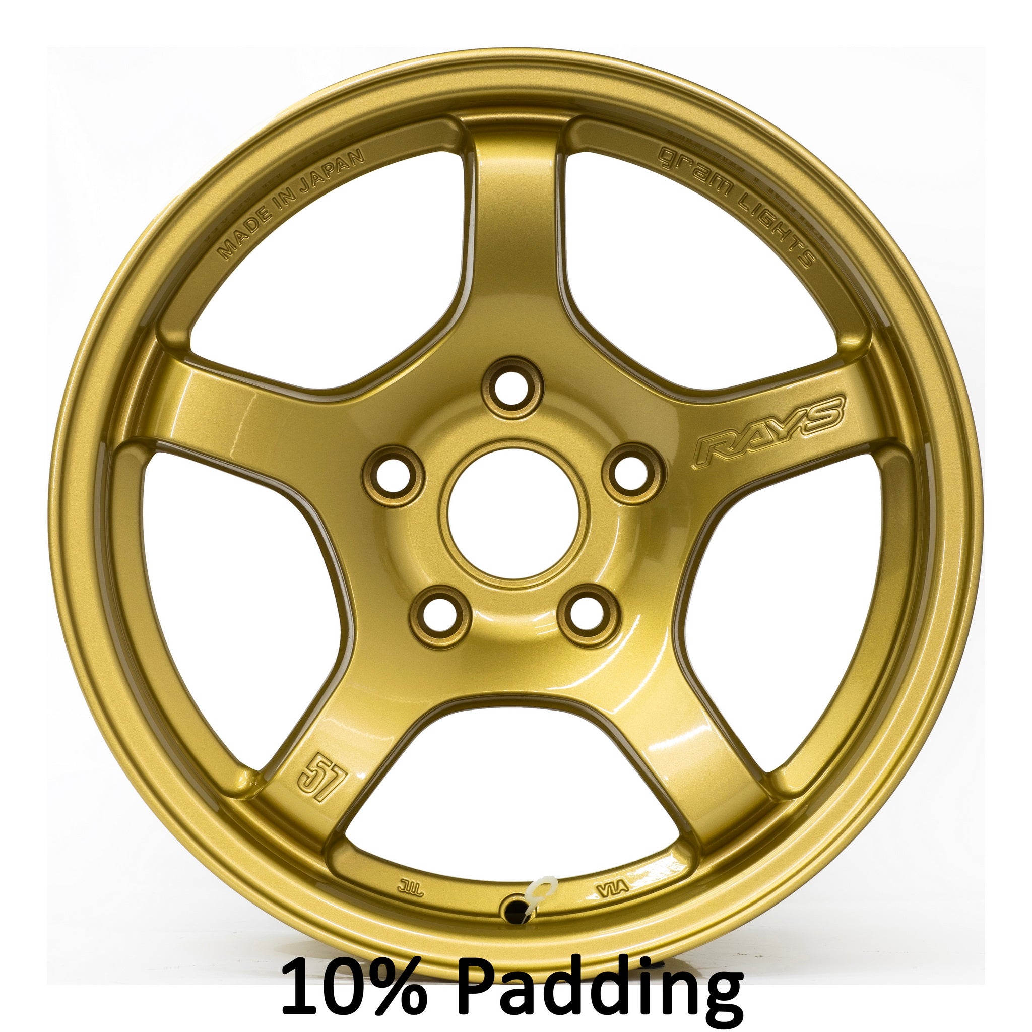 TEST Enkei Test6S Wheel - 18x8 / +32 / 5x120 - Silver