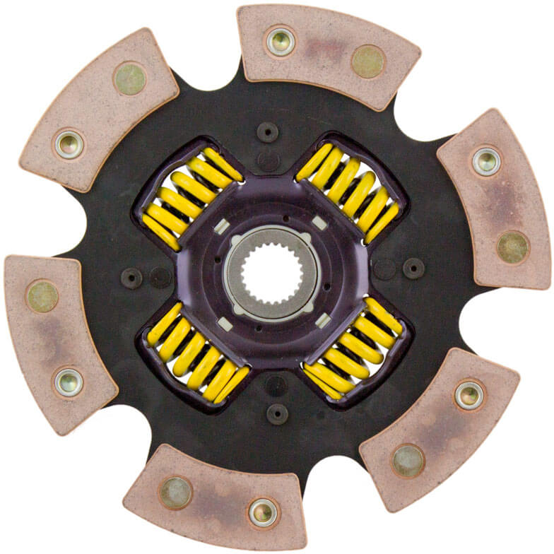 ACT Clutch Disc (Sprung, 6 Pad Race, Disc Only), 2006-2019 WRX - Angle 3