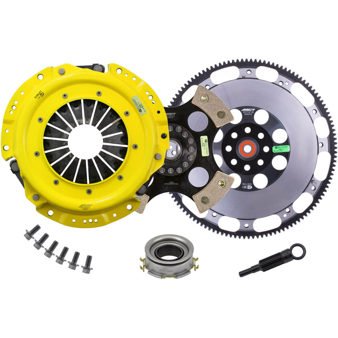 ACT HD Clutch Kit (4-Pad Rigid Disc) w/ ProLite Flywheel, 2013-2020 BRZ/FR-S/86