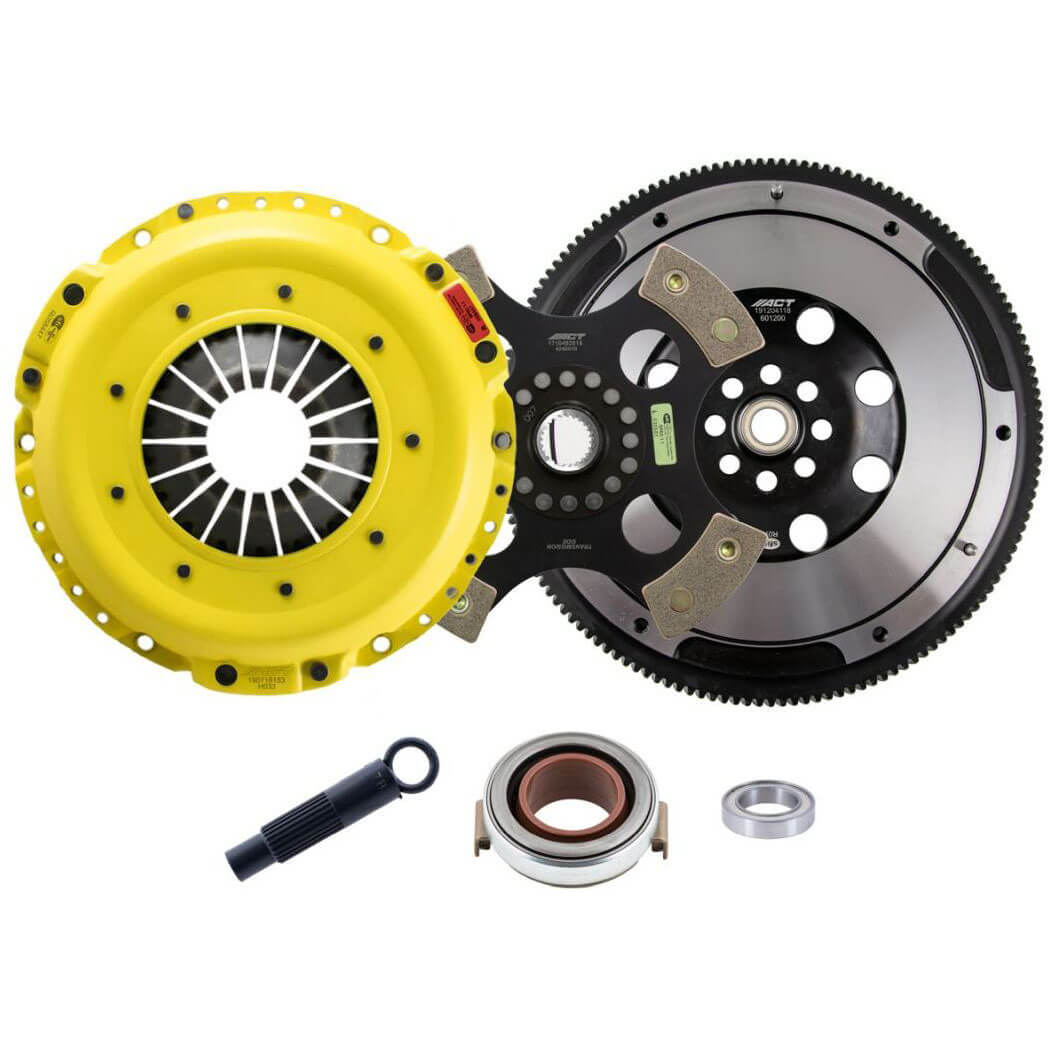 ACT HD Clutch Kit (4-Pad Rigid Disc) w/ StreetLite Flywheel, 2017-2021 Civic Type R