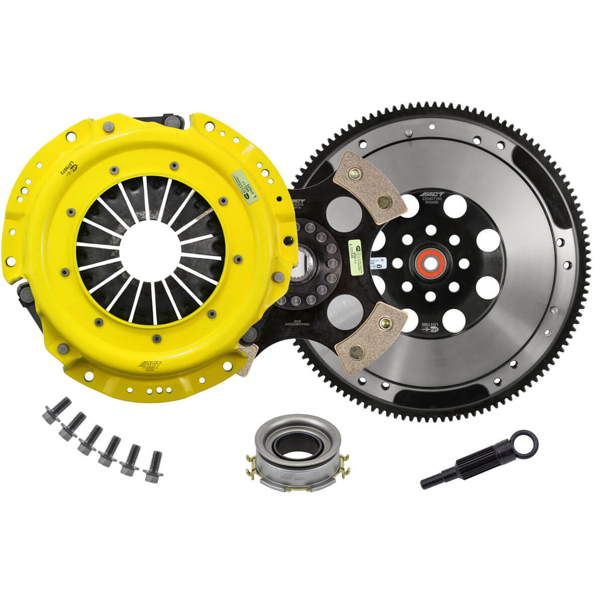 ACT HD Clutch Kit (4-Pad Rigid Disc) w/ StreetLite Flywheel, 2013-2020 BRZ/FR-S/86