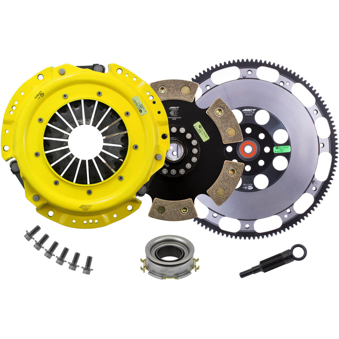 ACT HD Clutch Kit (6-Pad Rigid Disc) w/ ProLite Flywheel, 2013-2020 BRZ/FR-S/86