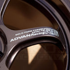 ADVAN R6 Wheel - 18x9.5 / +45 / 5x100 - Racing Copper Bronze - Angle 6
