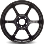 ADVAN R6 Wheel - 18x9.5 / +45 / 5x100 - Racing Titanium Black